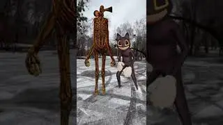 Игрушка Сиреноголовый и Картун Кэт ожила