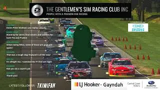 The Gentlemens Sim Racing Club Inc GT series finale BATHURST