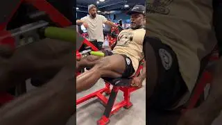 A glimpse of Brandon's legs