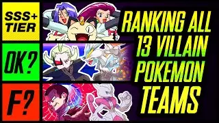 I Ranked ALL 13 Pokemon Villainous Teams | Mr1upz