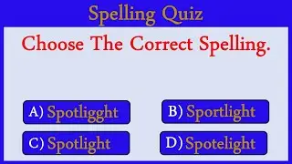 Spelling Quiz 52: Can You Score 15/15?