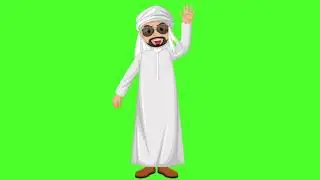 Arabic cartoon characters animation @editorg8101