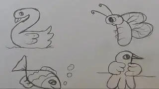 How to Draw Anything from Numbers | Easy 10 Drawing from Numbers for Kids 0-9