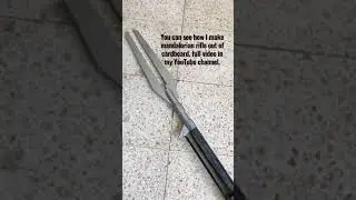 The Mandalorian Rifle out of cardboard 