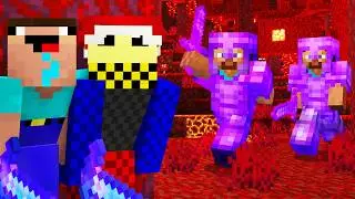 Carrying a Noob to Victory in Minecraft Hunger Games!