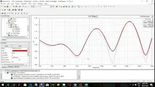 50 Ohm micro strip transmission line simulation results at 5GHz frequency using HFSS software