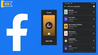 How to create and add cover to Facebook highlights 2021 | Facebook Tips