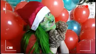 Гринч похититель Рождества макияж косплей The Grinch Christmas Makeup and Cosplay Tutorial