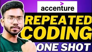 Accenture Coding Questions with Answers🔥| Accenture Coding Assessment 2024-25