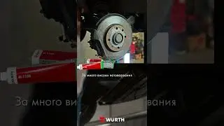 Високотемпературна алунимиева смазка Würth до 1100°C.