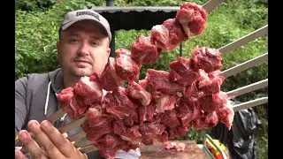 ШАШЛЫК НАИЗНАНКУ СНАЧАЛА ЖАРИМ ПОТОМ МАРИНУЕМ