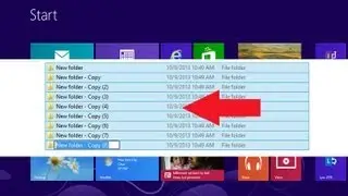 How to Rename a File or Folder (multiple folders) in Windows 8