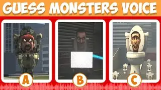 Guess SKIBIDI VOICE | Skibidi Toilet's Quiz, Seasons 70