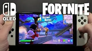 Fortnite on Nintendo Switch OLED 