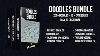 250 Animated Doodle Bundle Pack I Bellatrixcorp