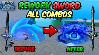 All New Sword Combo One shot | Roblox Blox fruits Update 20