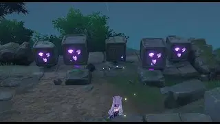 Genshin Impact - Court of Flowing Sand Cube Puzzle