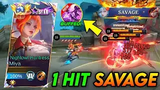 40 KILLS MIYA 1 HIT SAVAGE TUTORIAL BUILD 2026!🔥 (New Meta Build!💀) - mobile legends 