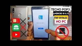 Tecno Pop3 (BB2) frp bypass android 10 |TECNO POP 3 Google Account Remove |Without Pc |New method