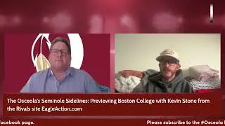 Seminole Sidelines: Previewing FSU vs. Boston College with Kevin Stone from EagleAction.com