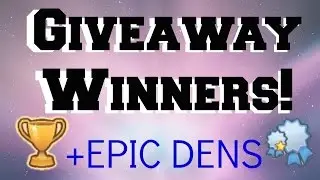 ANIMAL JAM GIVEAWAY WINNERS +EPIC DENS | ajROCKStar