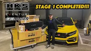 Stage 1 for my Honda Civic Type R Limited Edition ! New Wheels & Eventuri & HKS Cat-back & MUGEN