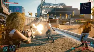 Cyberpunk 2077 | Third Person Shooting Gameplay | Cyberpunk 2077 TPP Combat