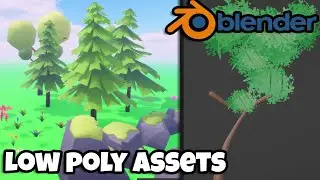 Easy Way to Create Lowpoly Trees in Blender