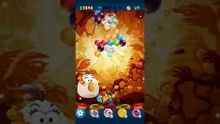 Angry Birds POP Bubble Shooter - Level 123 Gameplay Android walkthrough