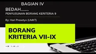 Borang  Kriteria 9 [Standar VII, VIII, IX] By: UMKT