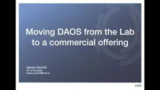 DUG'21: Moving DAOS from a Lab to a Commercial Offering