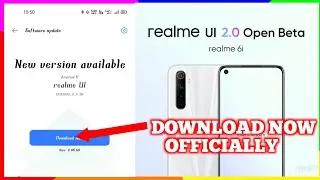 Realme 6i android 11 (Realme Ui 2.0) beta update is here DOWNLOAD NOW 