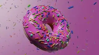 My Donut animation 4k [Blender 3.0 final render]