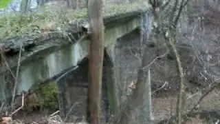 Rare Discovery! Abandoned Concrete Streetcar Trolley Bridge Allison  Brownsville PA