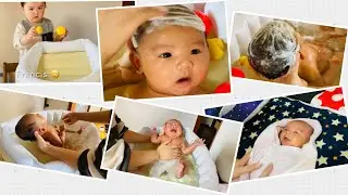 Zion bathing video/ new born bathing/ Japanese ways of bathing a baby