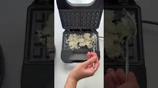Waffle makinasında çıtır pirinç yapmayı denedim! 