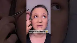Maquiando Cliente 😍 make clássica 💜