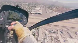 (Video 4 of 4) Touch-and-go's with my new Kallithea gyro, and I took the doors off, it was too hot.