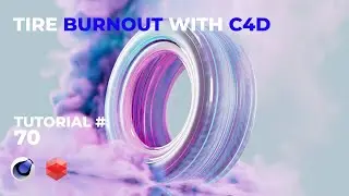 Tire Burnout with Cinema 4D Pyro
