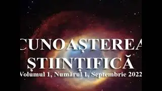 Cunoașterea Științifică, Volumul 1, Numărul 1, Septembrie 2022