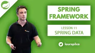Spring Framework - Lesson 11 - Spring Data