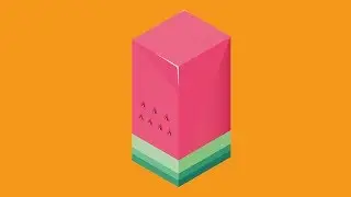 make a isometric watermelon -  Illustrator Tutorials