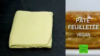 Pâte feuilletée classique, vegan (à la margarine)