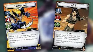 Marvel Champions Two Handed Gameplay: Wolverine + X-23 vs. Expert Zola!
