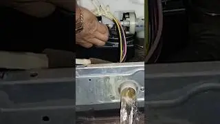 Drain water from washer manually