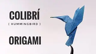 cómo hacer un colibrí 🐦 de papel paso a paso / How to fold a paper Hummingbird / (Michael laffose)