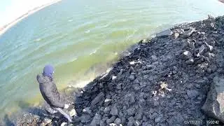 Поездка на мопеде с коляской