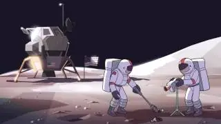 Moon Landing Animation
