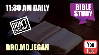 Bible study Day 19 - In the Beginning Part - 3 (18/04/20)