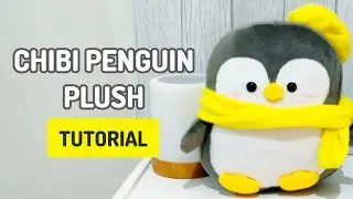 HOW TO MAKE ANIMAL PLUSH - CUTE CHIBI PENGUIN PLUSH TUTORIAL ❤️